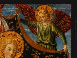 Heilige Ursula mit Engeln und Spender (Detail)