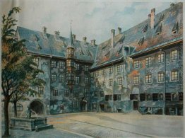 Der Hof des alten Residency in München
