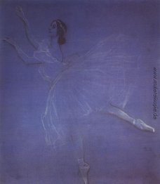 Anna Pavlova in der Ballett Sylphyde