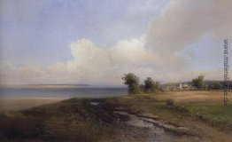 Landschaft. Ufer der Wolga
