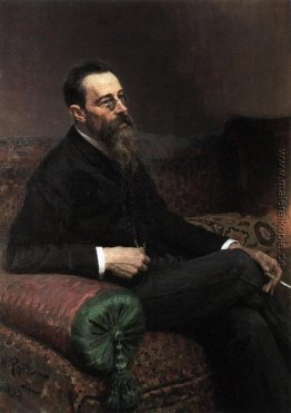 Porträt des Komponisten Nikolai Rymsky-Korsakov