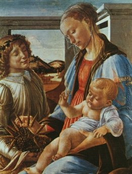 Madonna und Kind mit einem Engel