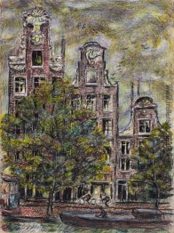 Blick vom Hotelfenster, Prinsenstraat Amsterdam, Holland