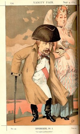 Sovereigns No.10 Karikatur von Napoleon III