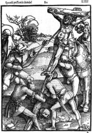 Die Errichtung des Kreuzes