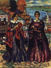 Zwei Ehefrauen Händler