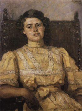 Porträt von E. N. Sabashnikova