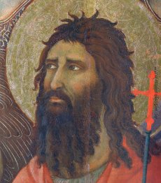 Madonna mit Kind auf dem Thron (Vorderseite-Fragment)