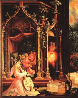 Concert of Angels (Detail aus dem cental links Kreuzigungstafel