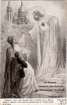 Frankreich segnet seine Kinder vor der Herz-Jesu-