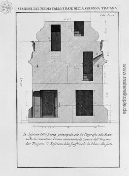 ction des Sockels des Trajan-Säule, dem Haupthafen und die erste