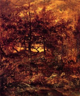 Herbst an der Jean-du-Paris, im Wald von Fontainebleau