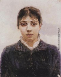 Porträt von E. A. Surikova Porträt von E. A. Surikova