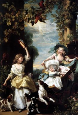 Die drei jüngsten Töchter von George III