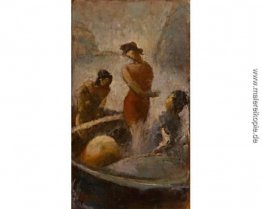 Badegäste auf dem Boot