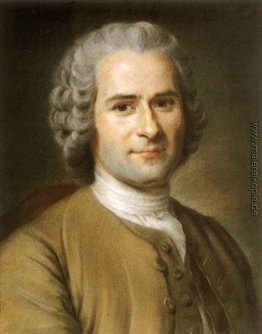 Porträt von Jean Jacques Rousseau