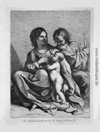 Heilige Familie: die Jungfrau auf dem Boden Fütterung der Holy C Heilige Familie: die Jungfrau auf dem Boden Fütterung der Holy C