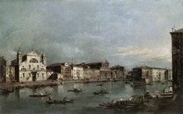 Der Canal Grande mit Santa Lucia und der Scalzi