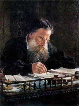 Porträt von Leo Tolstoi