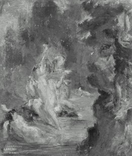 Sommer Diana in ihrem Bad durch Actaeon Überrascht