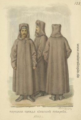 Menschen kleidet die Provinz von Kiew