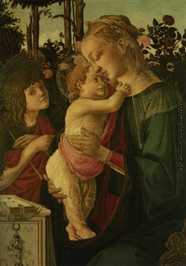Die Madonna mit Kind und dem Kleinen Johannes der Täufer