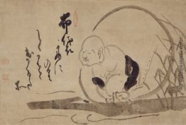 Hotei auf einem Boot
