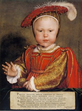 Porträt von Edward VI als Kind
