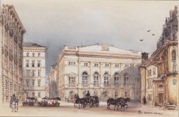 Niederösterreichischen Landhaus in Wien vom Minoritenplatz geseh