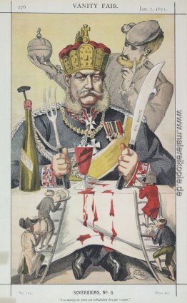 Sovereigns No.80 Karikatur des King of Prussi