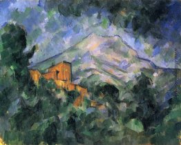 Montagne Sainte-Victoire und das schwarze Chateau