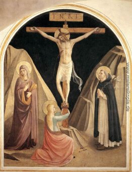 Kreuzigung mit der Jungfrau Maria, Maria Magdalena und St. Domin