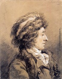 Mann mit Pelzmütze Mann mit Pelzmütze