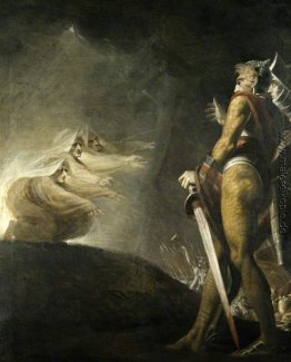 Macbeth, Banquo und die Hexen