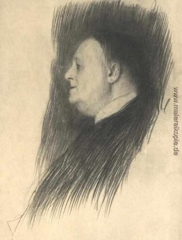 Porträt eines Mannes Linie links