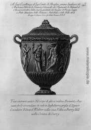 Urne Vase mit Bakchen und Divinity Urne Vase mit Bakchen und Divinity