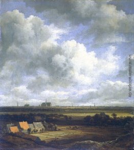 Ansicht von Haarlem mit Bleichfelder im Vordergrund