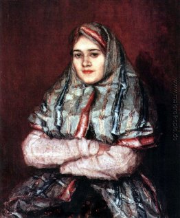 Bürgerin. Porträt von Alexandra I. Yemelyanova nee Schrader