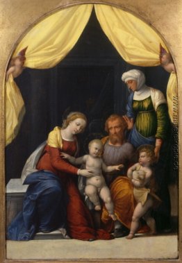 Heilige Familie mit dem Johannesknaben und der heiligen Elisabet