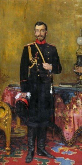 Porträt von Nicholas II, des letzten russischen Kaisers