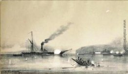 Steamship Kolkhida Kampf gegen die türkische Schiffe an der St.-