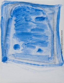 Sketchy Kobaltoxid Blaue Flagge