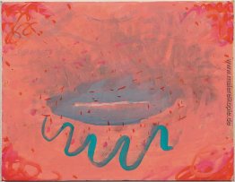 Untitled (Lippen mit Türkis)