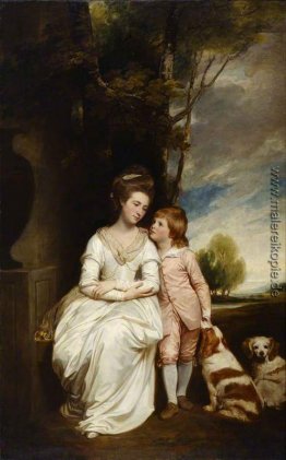 Anne, Gräfin von Albemarle, und ihr Sohn