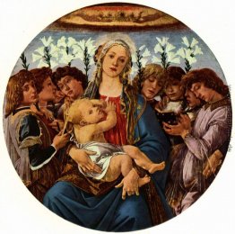 Madonna mit Kind und singenden Engeln
