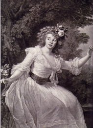Porträt von Französisch Schauspielerin Louise Rosalie Dugazon