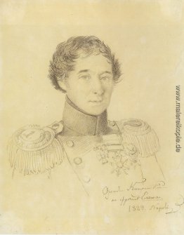 Porträt von Kapitänleutnant Nikolai Epanchin