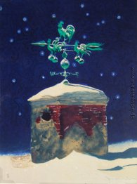 Eine Wetterfahne Eine Wetterfahne