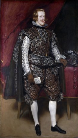 Philip IV von Spanien in Braun und Silber