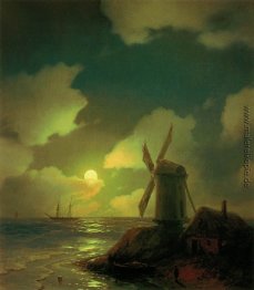 Windmühle an der Küste Windmühle an der Küste